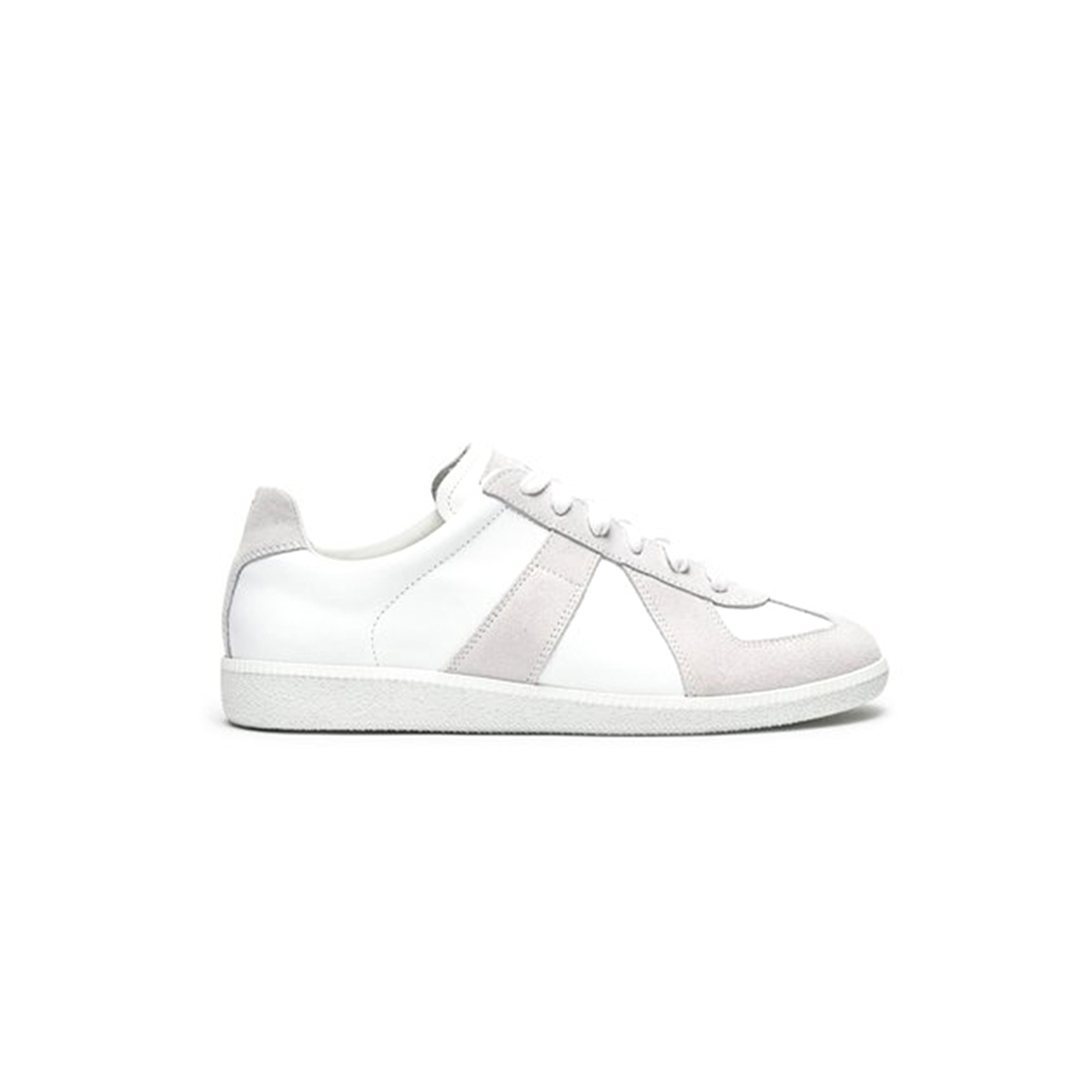 ma*s*n Ma*i*la replica leather and suede sneakers s57ws0236p1897